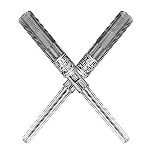 Aiguilles Piercing 16G - Unihuby 10PCS Aiguilles de Perçage Cathéter Piercing corporel Aiguilles de perçage de calibre 16 Aiguilles de cathéter IV pour...