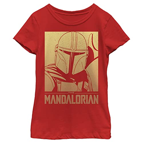 T-shirt Star Wars Mandalorian fille cadeau anniversaire ado rouge L