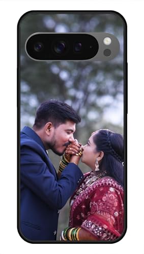 Image of NDCOM for Customised Pixel 9 Pro XL Back Cover | Sleek Google Pixel 9 Pro XL Mobile Cover | Pixel9 ProXL Case | DIY Personalised Photo Design | Customized Gift Custom Text Name Printed Metal Case