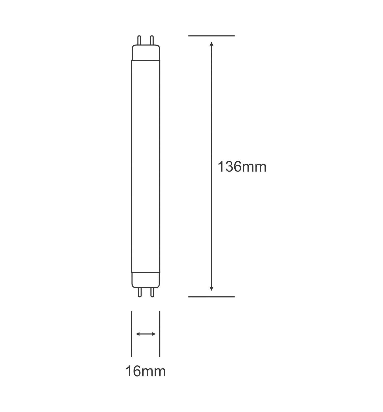 Lampwise 3X Minature T5 Fluorescent Tubes 4W 150mm - Cool White 4000K - Image 3