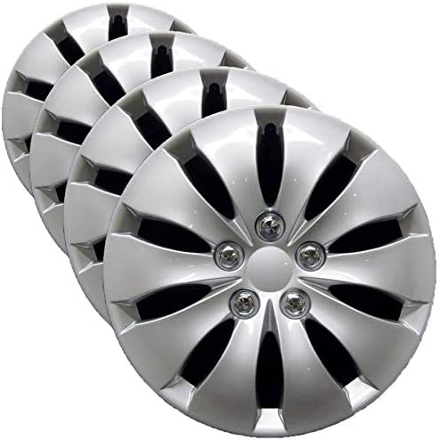 Premium Replica Hubcap Set, Replacement for Honda Accord 2008-2012, 16-inch Wheel Cover (4 Pieces)