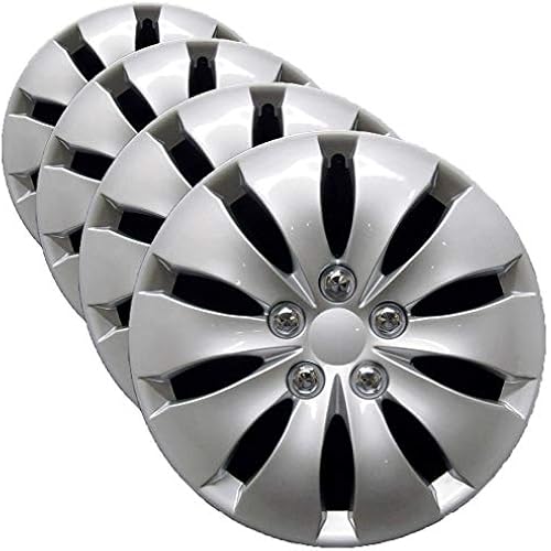 Premium Replica Hubcap Set, Replacement for Honda Accord 2008-2012, 16-inch Wheel Cover (4 Pieces)
