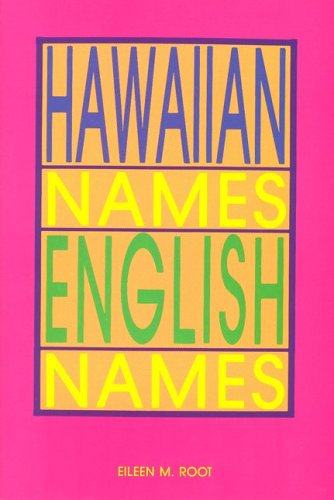 Hawaiian Names--English Names
