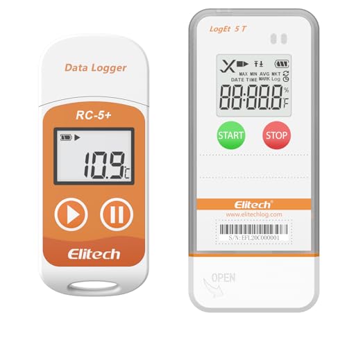 Elitech RC-5+ Digital PDF USB Temperature Data Logger + USB Digital Temperature Data Logger LogEt5T