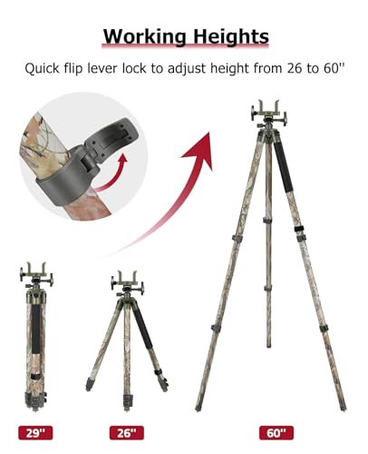 Trakiom Clamping Tripod Rest Camo Tripod Stand Sturdy for Outdoors - image 4