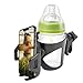 TeeTree Poussette Porte-gobelet avec Support de téléphone - Universel 2-en-1 Tasse Porte-Bouteille Organisateur de Fixation pour vélo Fauteuil Roulant Marcheur Scooter Tapis Roulant - Antidérapant