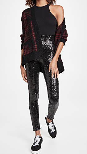 Commando Women's Sequin Leggings, Black, Medium #TOP4