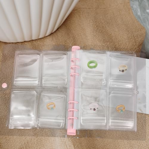 Pochettes transparentes en PVC stable pour protéger bagues