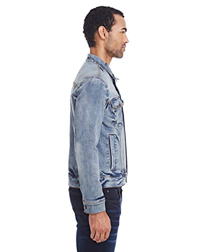 Threadfast Apparel Unisex Denim Jacket XL LIGHT DENIM3