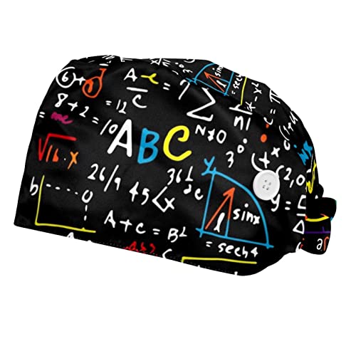 Casquette pour Hommes Femmes avec Formules de Mathématiques - Style Laboratoire