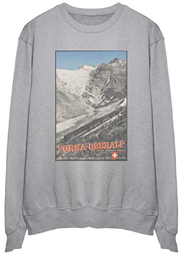 Sweatshirt Pullover Fukka-oberalp chaud et respirant motif Swiss Mountains Geneve