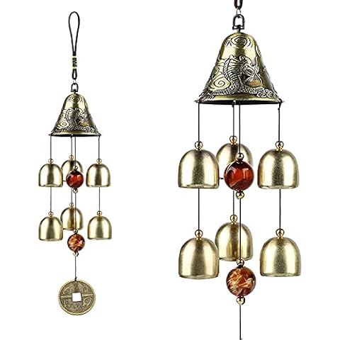 Aoseahess Garden metal Wind Chime Outdoor indoor bell Wind Chime Home Decoration 40cm Cover
