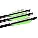 Pointdo 20inch Carbon Crossbow Bolts Crossbow Hunting Arrows with 4