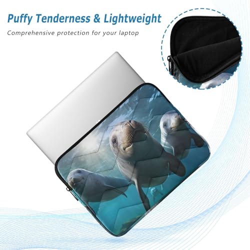 Funda para portátil de 13-14 pulgadas impermeable con diseño de sellos miniatura 5