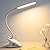 deaunbr LED Reading Light with Clip USB Rechargeable Book Lights, Eye Protection 24 LEDs Flexible Neck Night Bed Lamp, Touch Control Portable Clamp Desk Lamps for Bed Headboard, Computers