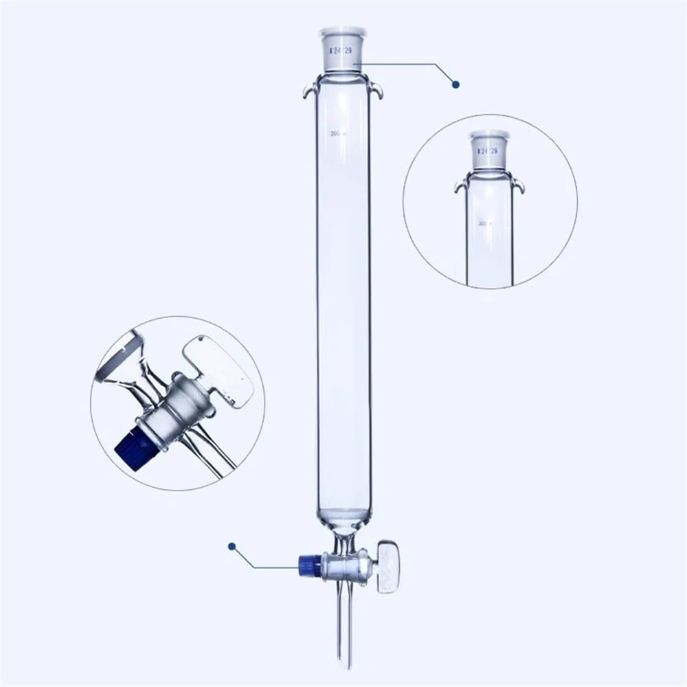 Sprzęt laboratoryjny Sprzęt laboratoryjny Średnica 24# Szklana kolumna rdzeniowa z piaskiem ze szklanym tłokiem 16 mm/22 mm/30 mm/40 mm (16 x 300 mm - kaliber 24)
