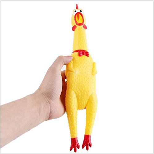 Harukokoro(TM)Funny Pet Screaming Turkey Toy Screaming Chicken Vent Toys Sounding Dogs & Cats Toy, M