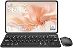 Blackview 12 inch Tablet Android 15,Android Gaming Tablet with Keyboard,24GB+128GB/2TB, Gemini AI with Pen, 2K FHD+ Display, 9000mAh/18W, Widevine L1, 5G WiFi, GPS (Gray, 128, GB)
