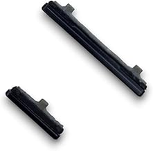 jbTec Lautstärke EIN/Aus Tasten Set kompatibel mit Samsung Galaxy S20 / S20+ Plus - Ersatz Buttons Knöpfe, Farbe:Schwarz