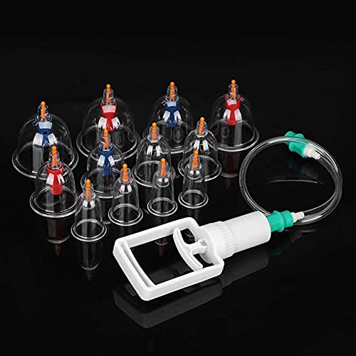 ARIE HIJAMA CUPPING KIT SET 12 PCS Vacuum Cupping Set Health Care Vacuum Cupping Portable Body Relaxation Massage Therapy Kit Cupping Cups (8) (B09WYVZFDB) Amazon Price History, Amazon Price Tracker