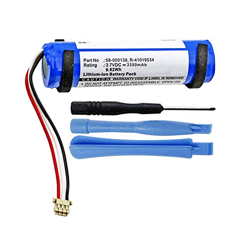 MPF Products 3350mAh 58-000138, R-41019534 Battery Replacement Compatible with Amazon Tap PW3840, PW3840KL Portable Bluetooth Speaker