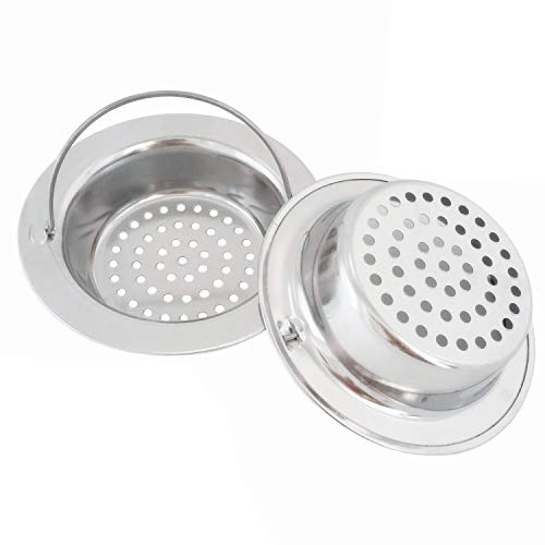 Colador para fregadero de cocina acero inoxidable 2 unidades
