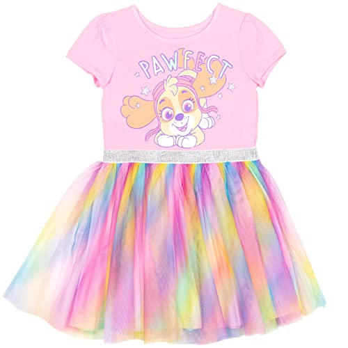 Paw Patrol Skye Girls Tulle Dress and Scrunchies Toddler to Little Kid Sizes (2T - 7-8)2