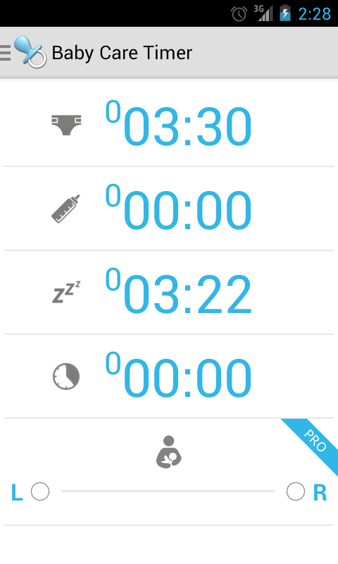 Baby Care Timer Lite - App on Amazon Appstore