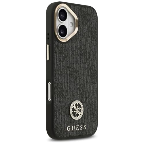 Coque Guess 4G Strass Logo MagSafe avec lanière pour iPhone 17 - vue 5