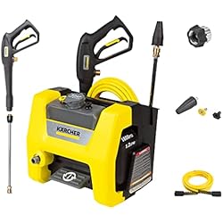 Kärcher - K1800PS Cube - Max 2250 PSI - Electric Pressure Washer TruPressure - With 3 Spray Nozzles - Great for cleaning Cars, Siding, Driveways, Fencing and more - 1.2 GPM