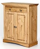 Kiefer massiv, gelaugt/geölt clever-moebel 2trg. Kommode aus Kiefernholz gelaugt/geölt, Schrank, Sideboard