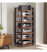 Amazon.com: OVZXSD 7-tier Av Media Stand, Audio Rack With