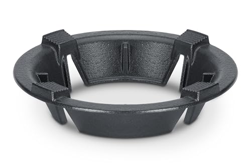 Craft Wok 4-Claw Cross Shape Cast Iron Wok Stand Heavy Ring Rack for Round Bottom Woks /...