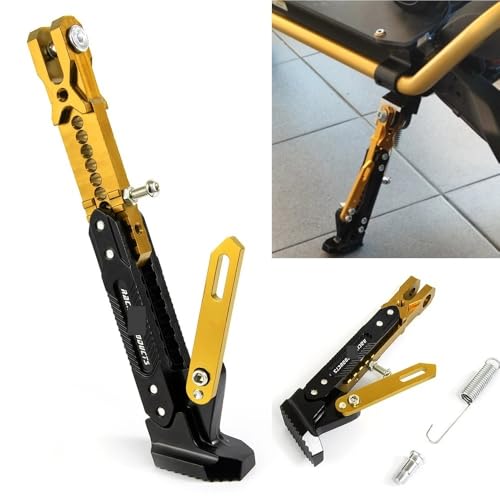 Béquille de moto réglable en métal CNC, support de précision durable - 6