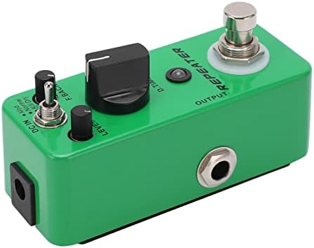 Delay Effect Pedal,3Modes Guitar Effects Pedal Digital Effect Pedal Repeater Delay Stompbox for Musical Instrument for Electric Guitar & Bass Delay Time, Effects