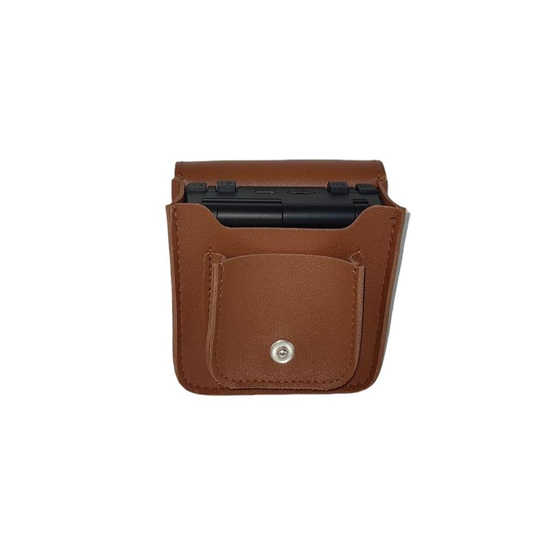 YUKI shop ブラウンレザー ケース Amazon.co.jp: For ANBERNIC RG34XXSP 携帯型ゲーム機用 PUレザー製