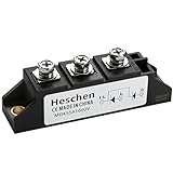 Heschen Raddrizzatore antireverse fotovoltaico, MDK-55, 55A 1600V, modulo a diodi ad onda intera, modulo raddrizzatore a diodi a ponte