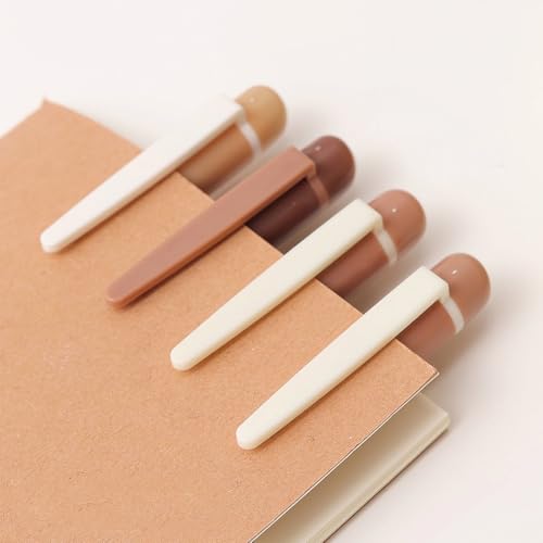 4 bolígrafos de gel con aroma a café y diseño de pan miniatura 7