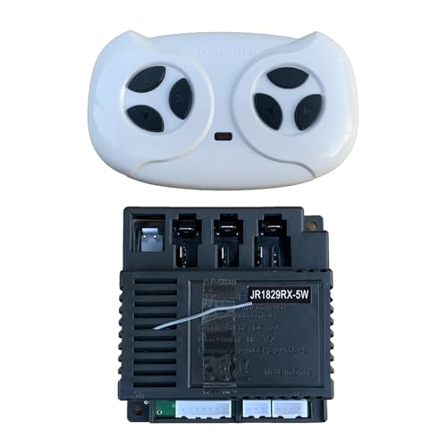 2.4G Bluetooth Remote Control JR1829RX-5W 12V Receiver Kit Kids Powered Ride On Car,Controller Control Box Accessories for Children Electric Ride On Car Replacement Parts