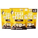 Tru Fru Freeze Dried Bananas in Dark Chocolate, Chocolate Covered Fruit, Freeze Dried Fruit and Gluten Free Candy, Non-GMO & Kosher Sweet Treat, Perfect for Travel & On the Go (3.4oz) 3 Pack
