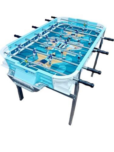 Estadio Champion Pro 3 Stars Foosball Table Adult Size - Game Tables for Adults with Balls & Players - 55 Inches Soccer Table Game for Indoor & Outdoor Use - Weatherproof Perfect for Tournaments