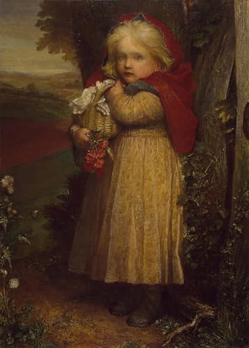 Impression d'art Le petit chaperon rouge de Watts : une toile élégante pour sublimer votre salon