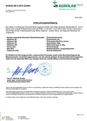 Golden Glory - Bio Superfood poedermengsel - Berlijn Organics - Golden Milk & Golden Latte Poeder - Ontspanning met… - Afbeelding 8