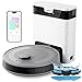 LEFANT M2 Pro Robot Aspirapolvere Lavapavimenti con Mappatura, 6000Pa, Navigazione Laser dToF, Evitamento Ostacoli PSD, Svuotamento Automatico Polvere, Pulizia Personalizzata, WiFi/App/Alexa immagine
