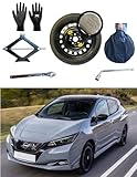 kit ruotino scorta nissan juke Chiave: La chiave di serraggio inclusa è adatta a una vasta gamma di bulloni delle ruote, garantendo una sostituzione agevole del ruotino.