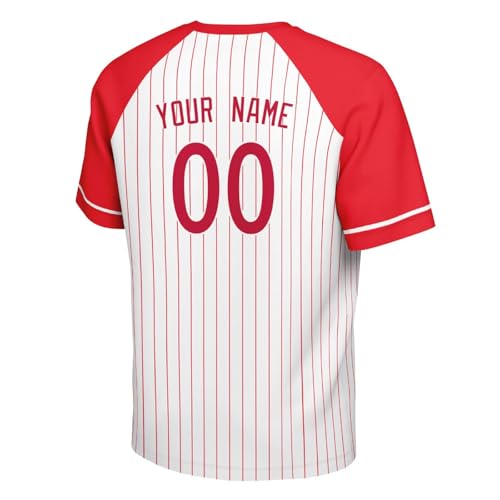 Image of ANTKING T-Shirt Custom Name Number Crewneck Short Sleeve for Men Youth Gifts