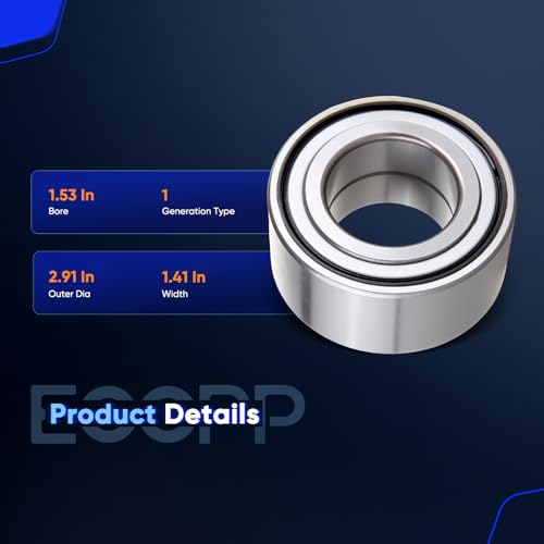 Image of ECCPP 2-Piece 510078 Wheel Hub Bearing for Kia Spectra 2004-2009 | for Hyundai Tiburon 2003-2008 Pre-Greased Sealed