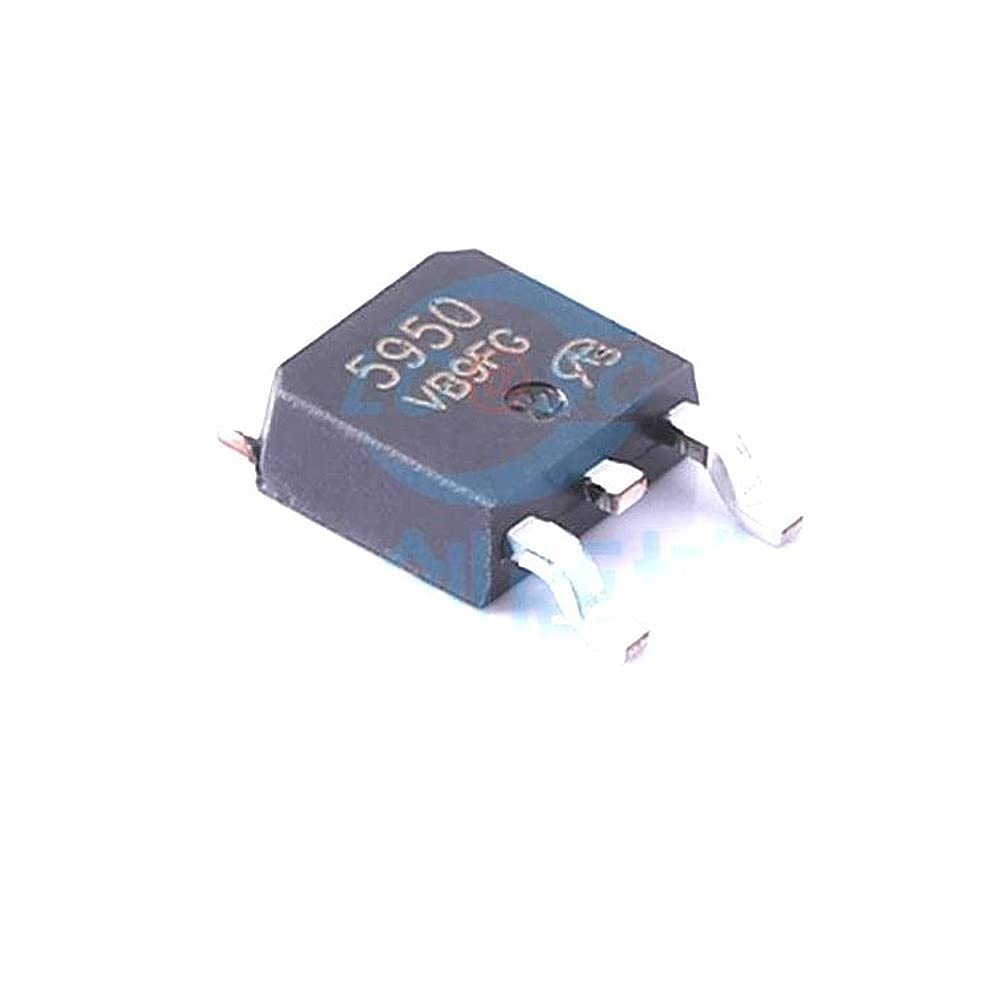 2 Pcs MOSFET P-channel-100V-40A TO-252 CMD5950