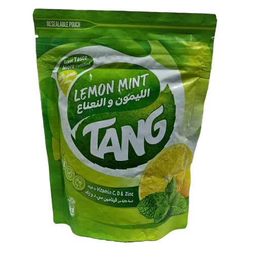 Image of Tang Lemon and Mint Drink Powder with Resealable Pouch, 375g