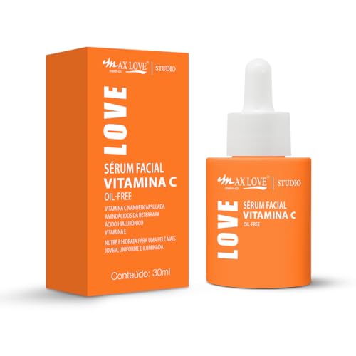 Sérum Facial Vitamina C Oil-Free - Max Love Anti-idade, Pele Ilum...